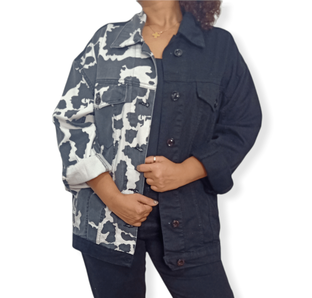 ElOutlet Women Jacket Women Double View Jacket - Black