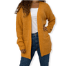 ElOutlet Women Jacket Women Long Jacket - Mustard