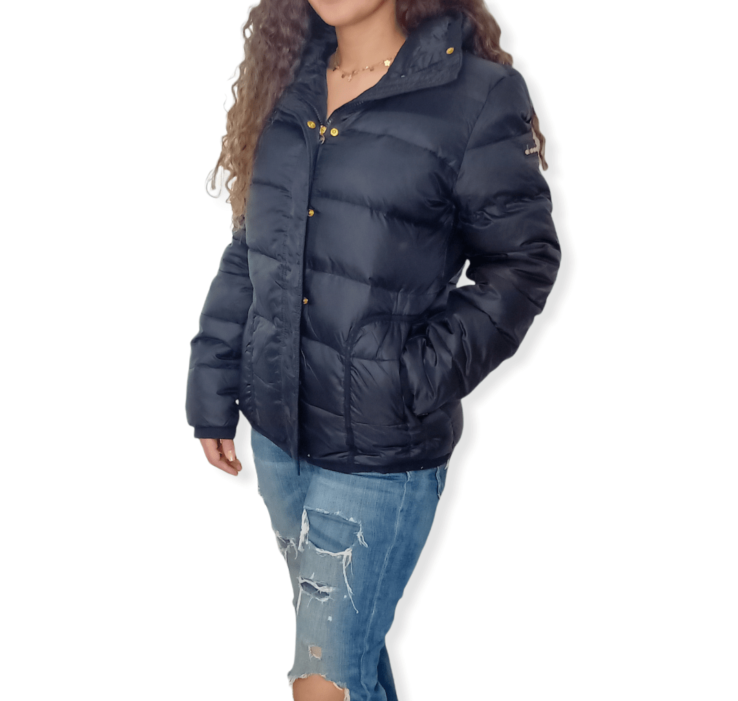 ElOutlet Women Jacket Women Puffed Sweater - Black