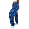 ElOutlet Women Pajama Pants L Women Pajama Pants - Blue x Skull Shape