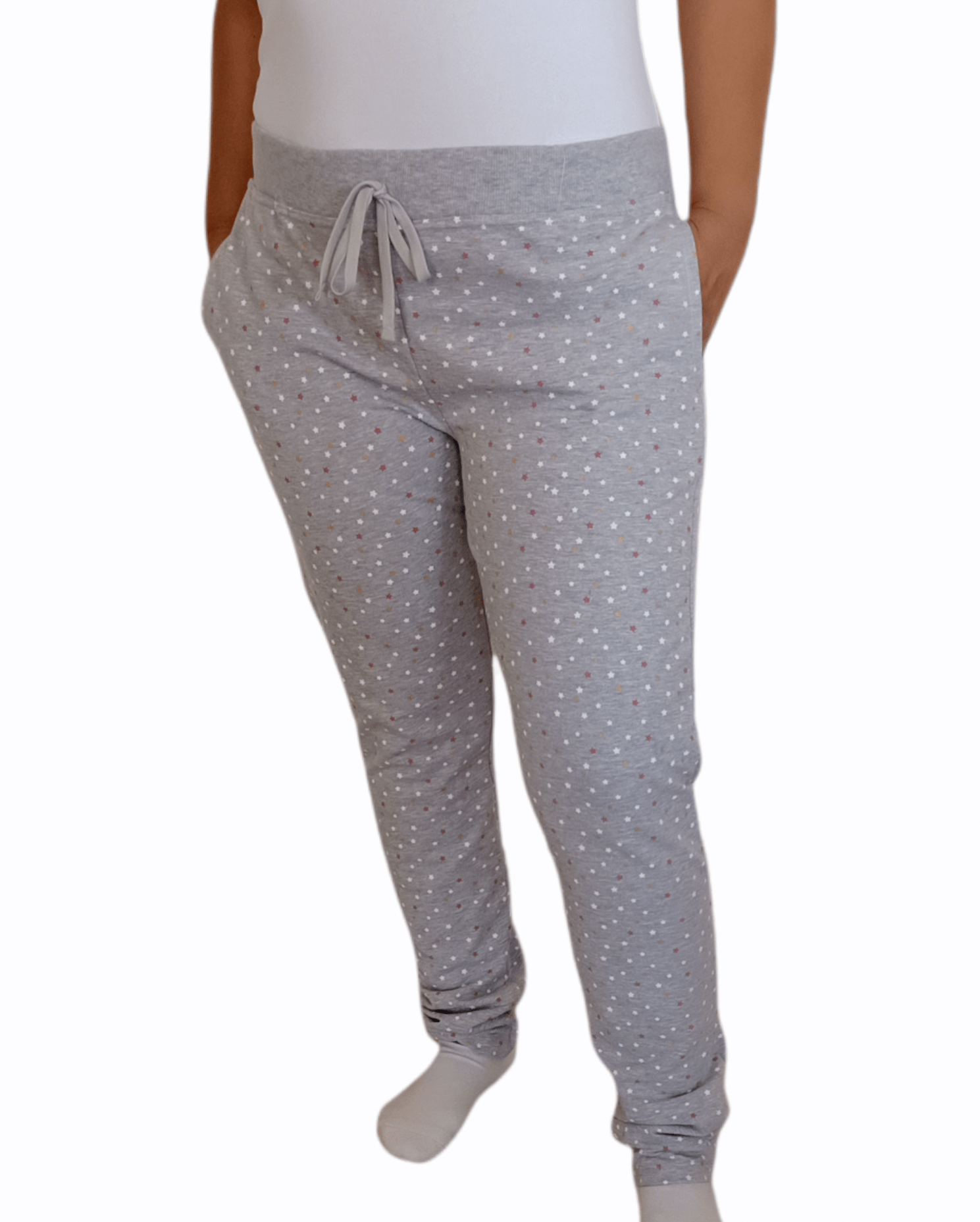 ElOutlet Women Pajama Pants Melton pants - Grey