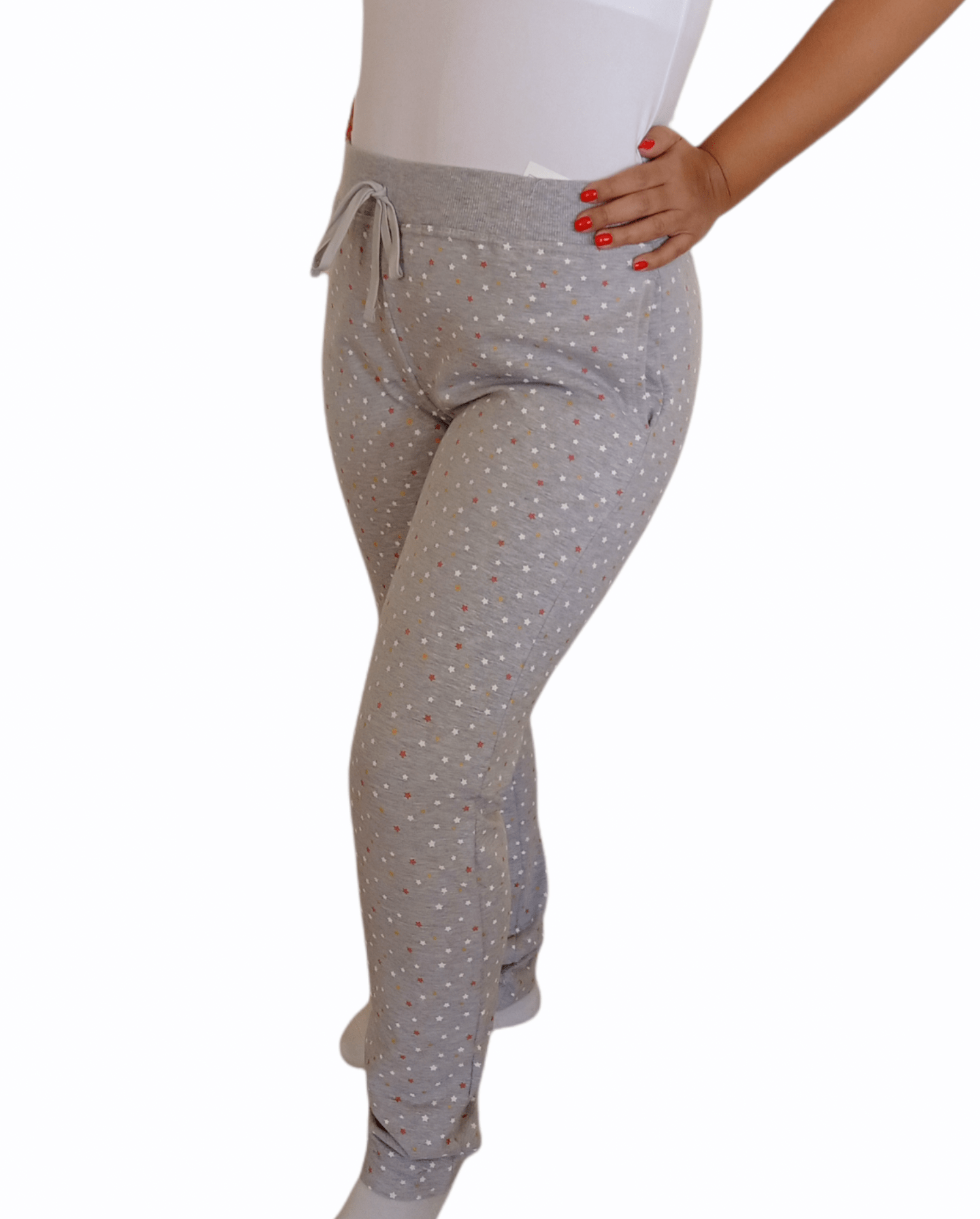 ElOutlet Women Pajama Pants Melton pants - Grey