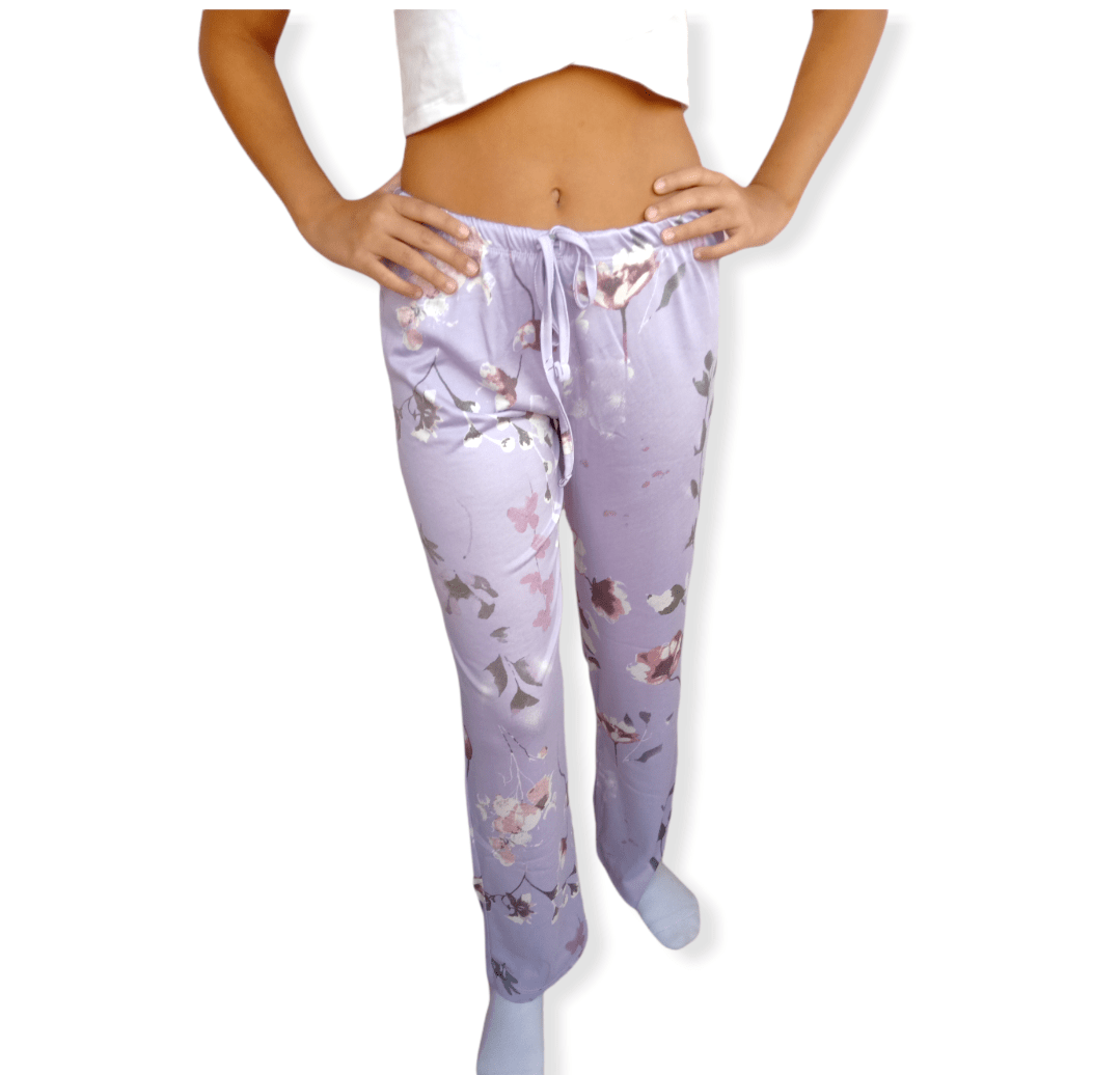 ElOutlet Women Pajama Pants Women Pajama Pants - Purple