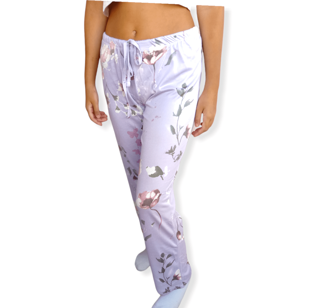 ElOutlet Women Pajama Pants Women Pajama Pants - Purple