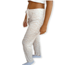 ElOutlet Women Pajama Pants Women Pajama Pants - Saumon x White