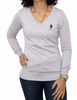 ElOutlet Women Pullover [slim-fit] Women USPA Pullover - Light Purple