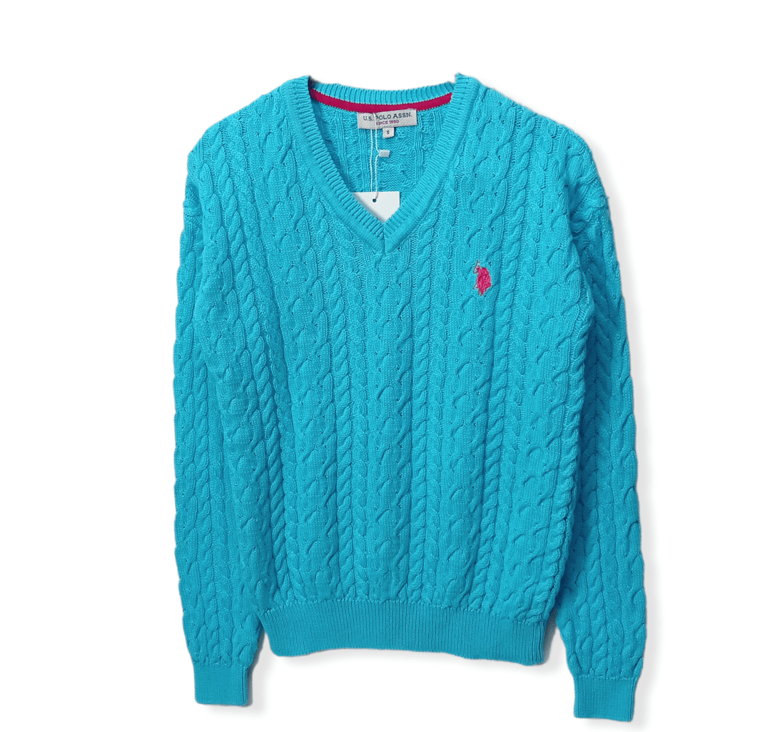 ElOutlet Women Pullover Women Pullover - Baby Blue