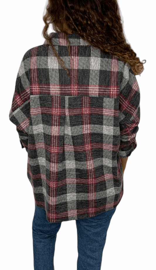ElOutlet Women Shirt Airmars Patterned Shirt - Fuchsia