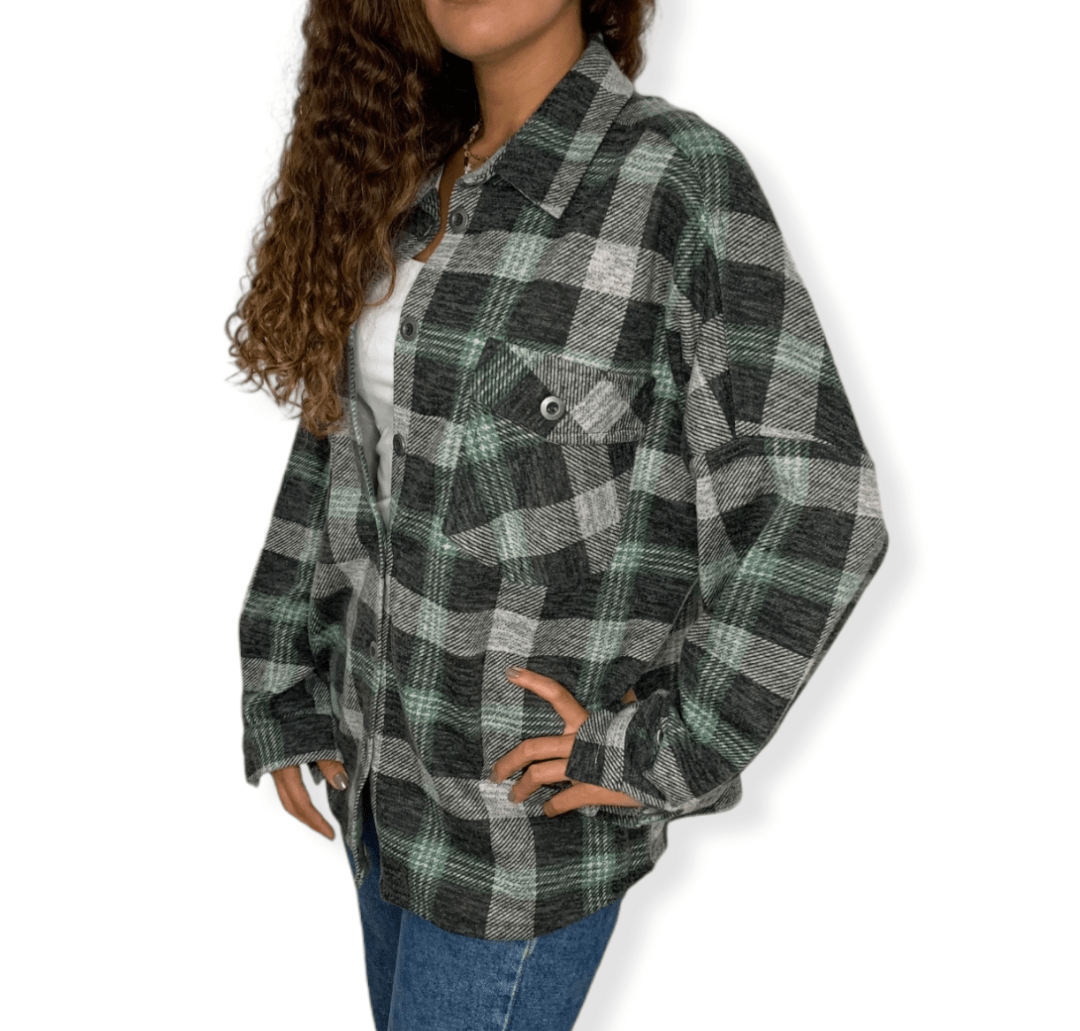 ElOutlet Women Shirt Airmars Patterned Shirt - Green
