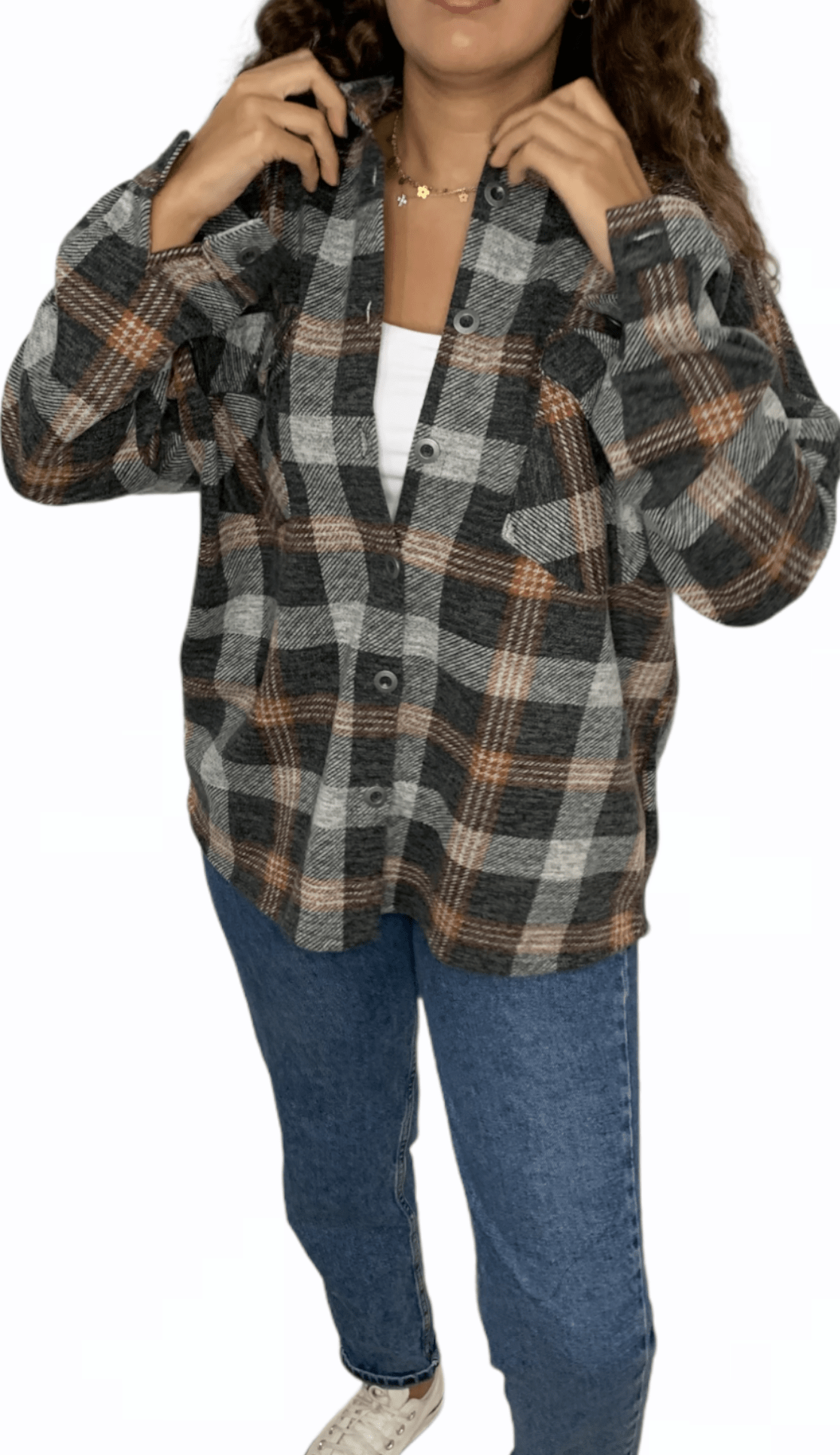 ElOutlet Women Shirt Airmars Patterned Shirt - Orange