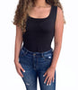 ElOutlet Women Shirt Black Tank Top "basics"