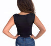 ElOutlet Women Shirt Black Tank Top "basics"