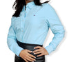 ElOutlet Women Shirt Women TH Shirt - Baby Blue