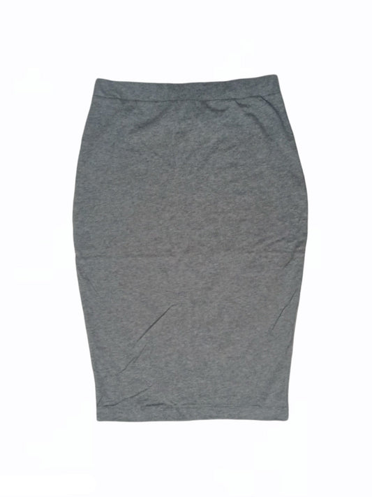 ElOutlet Women Skirt Grey Women Cotton Skirt