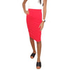 ElOutlet Women Skirt Red Women Cotton Skirt