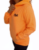 ElOutlet Women Sportsn Hoodie Jacket PINK Women Hoodie Jacket - Neon Orange