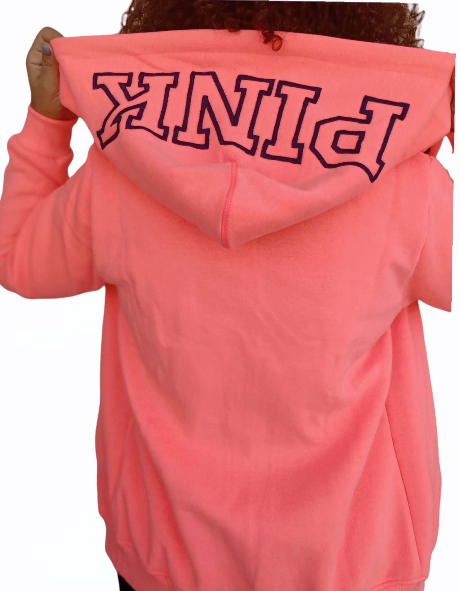 ElOutlet Women Sportsn Hoodie Jacket PINK Women Hoodie Jacket - Neon Pink