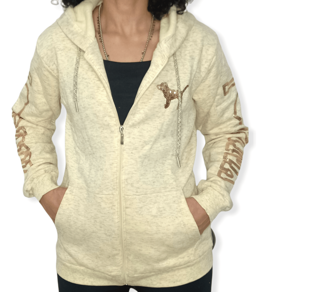 ElOutlet Women Sportsn Hoodie Jacket PINK Women Zip-Through Hoodie - Yellow