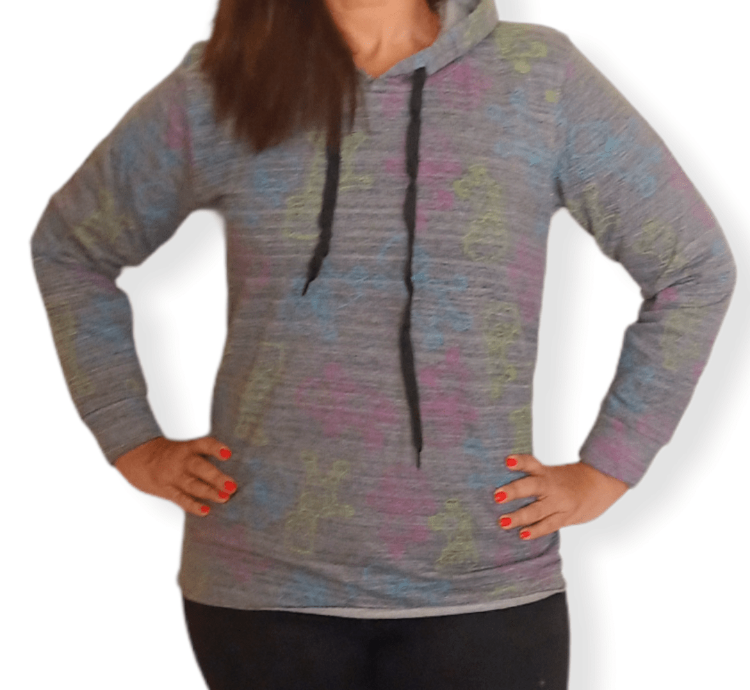 ElOutlet Women Sportsn Hoodie Jacket Women Hoodie Sweatshirt - Light Grey2