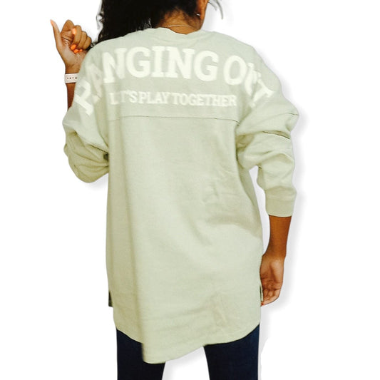 ElOutlet Women Sweatshirt (Oversized) Women Sweatshirt - Mint