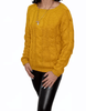 ElOutlet Women Sweatshirt Women Fred Perry Pullover - Mustard