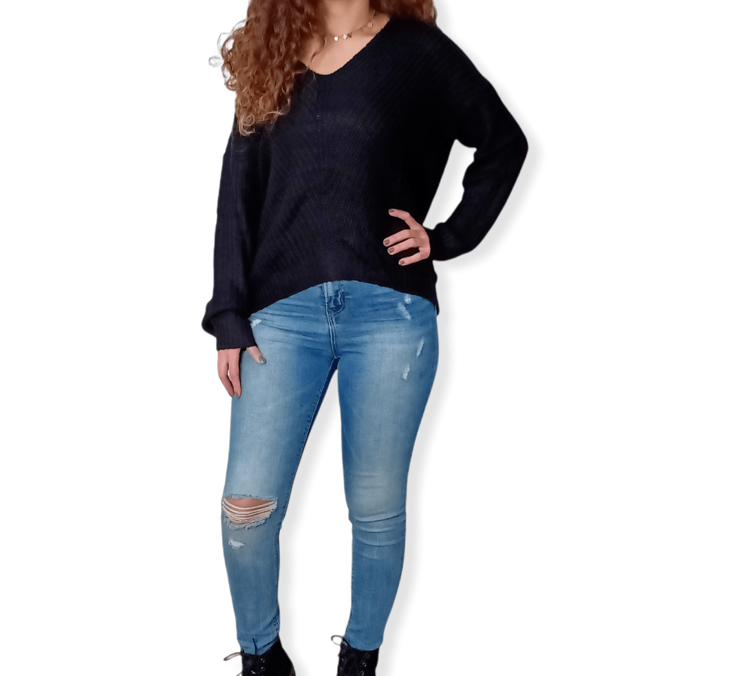 ElOutlet Women Sweatshirt Women Knitwear - Black