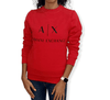 ElOutlet Women Sweatshirt Women Melton Sweatshirt - Red