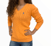 ElOutlet Women Sweatshirt Women (P) Pullover - Orange