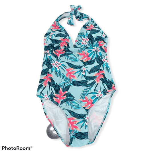 ElOutlet Women Swimwear Flowers 1 piece swimwear