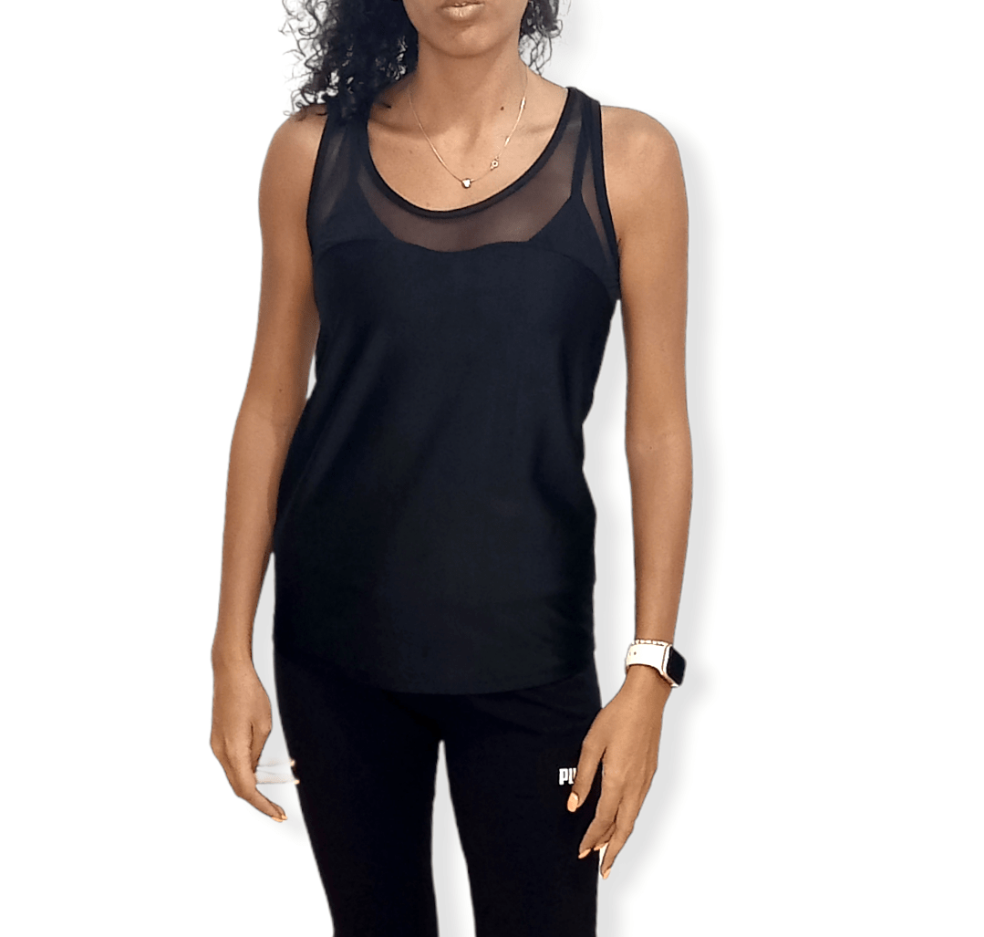 ElOutlet Women T-Shirt Black Sports body