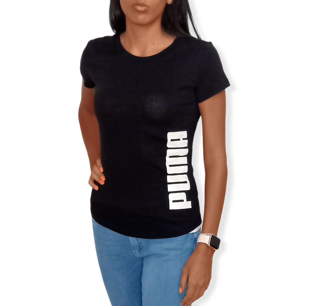 ElOutlet Women T-Shirt Black Sports women T-shirt