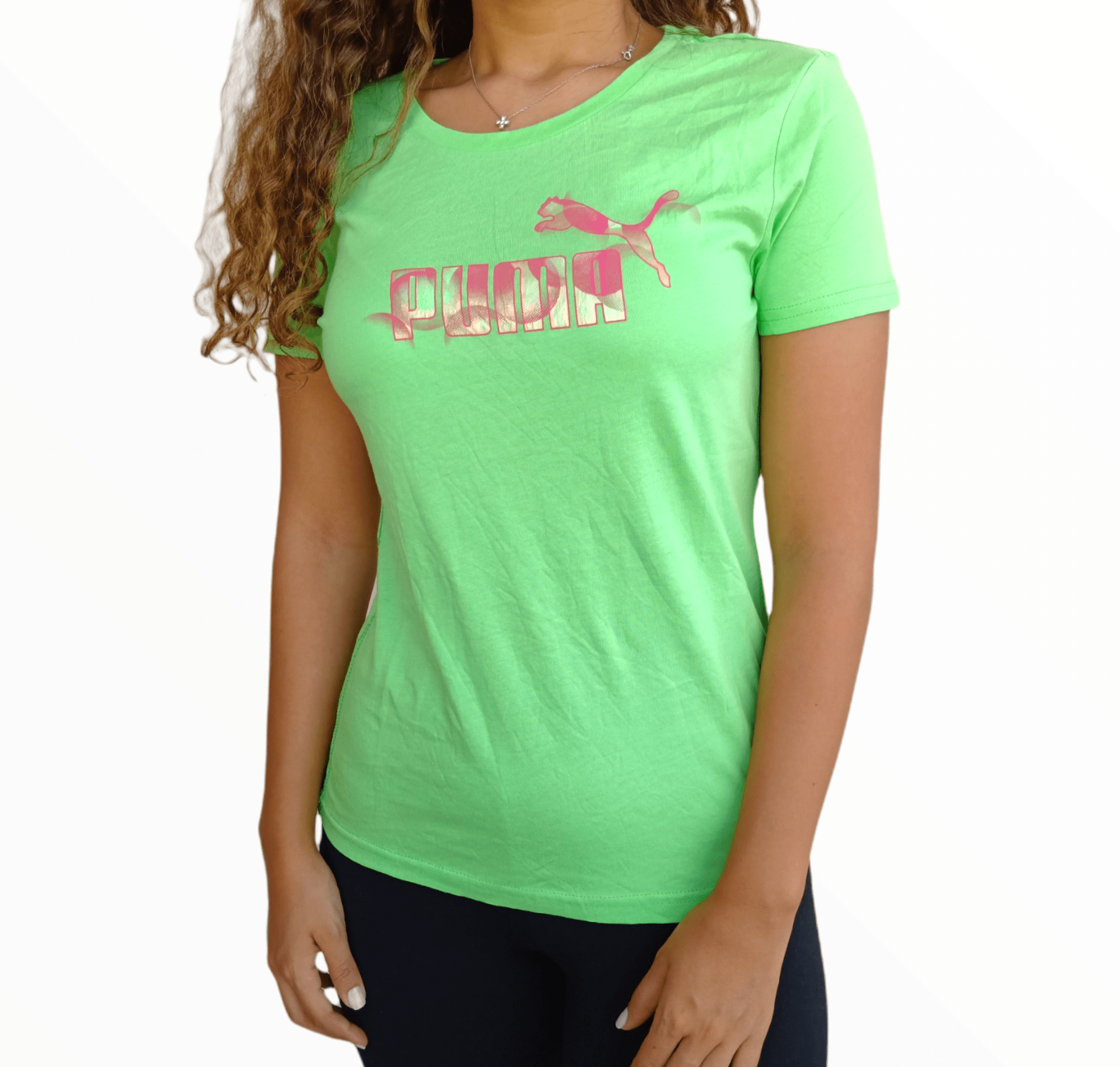 ElOutlet Women T-Shirt Green Sports T-shirt