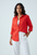 Women Linen Blend Shirt -Loose Fit