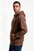 Men's Sherpa-Lined Waffle Knit Zip Hoodie Jacket