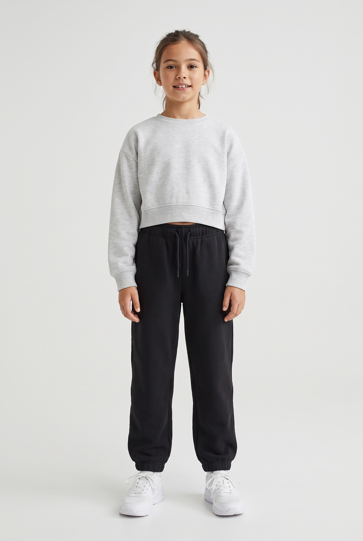 Kids Melton Fleece-Lined Jogger Pants