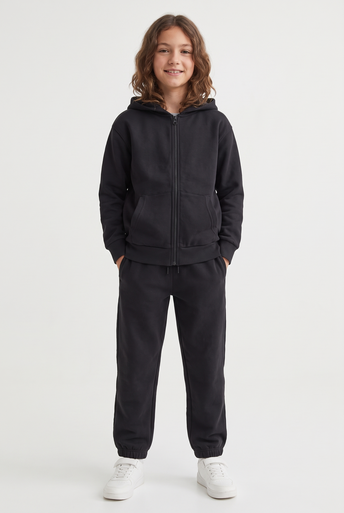 Kids Melton Fleece-Lined Jogger Pants