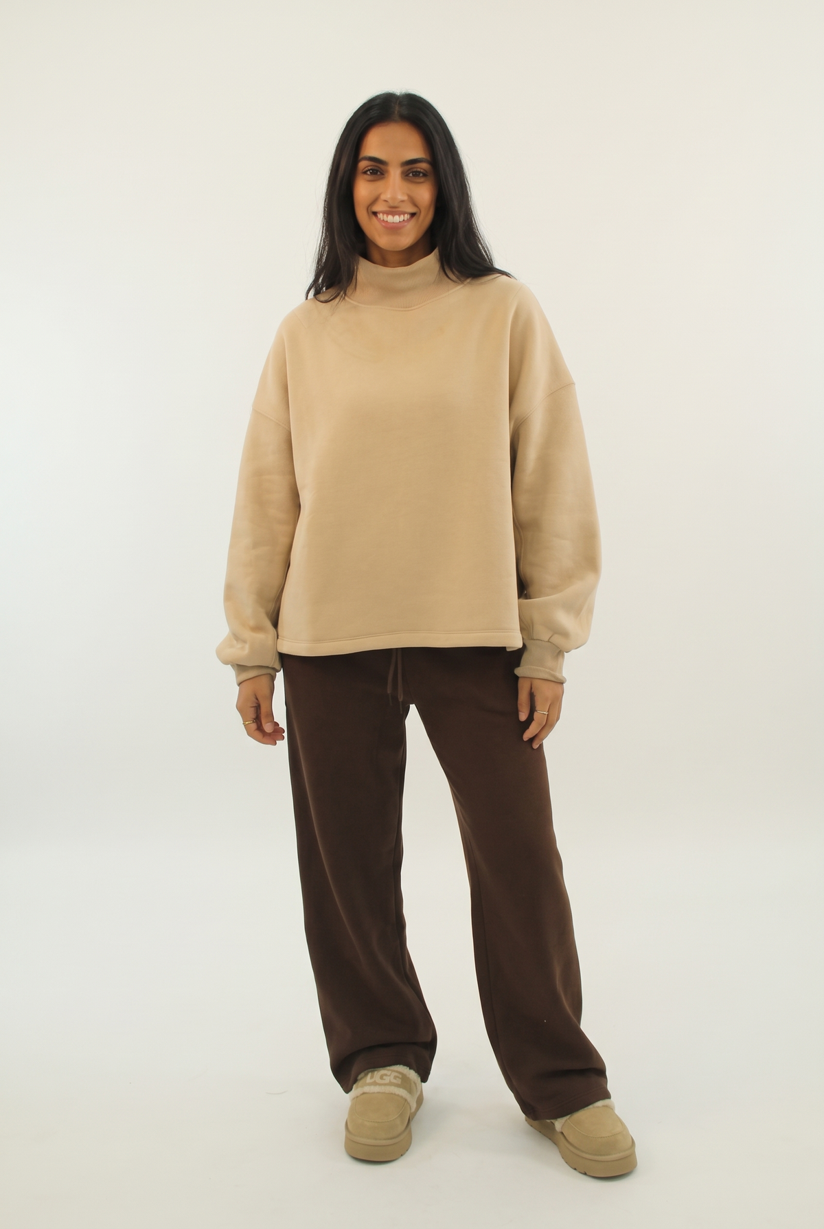 NUT Women Oversized Turtleneck Sweater