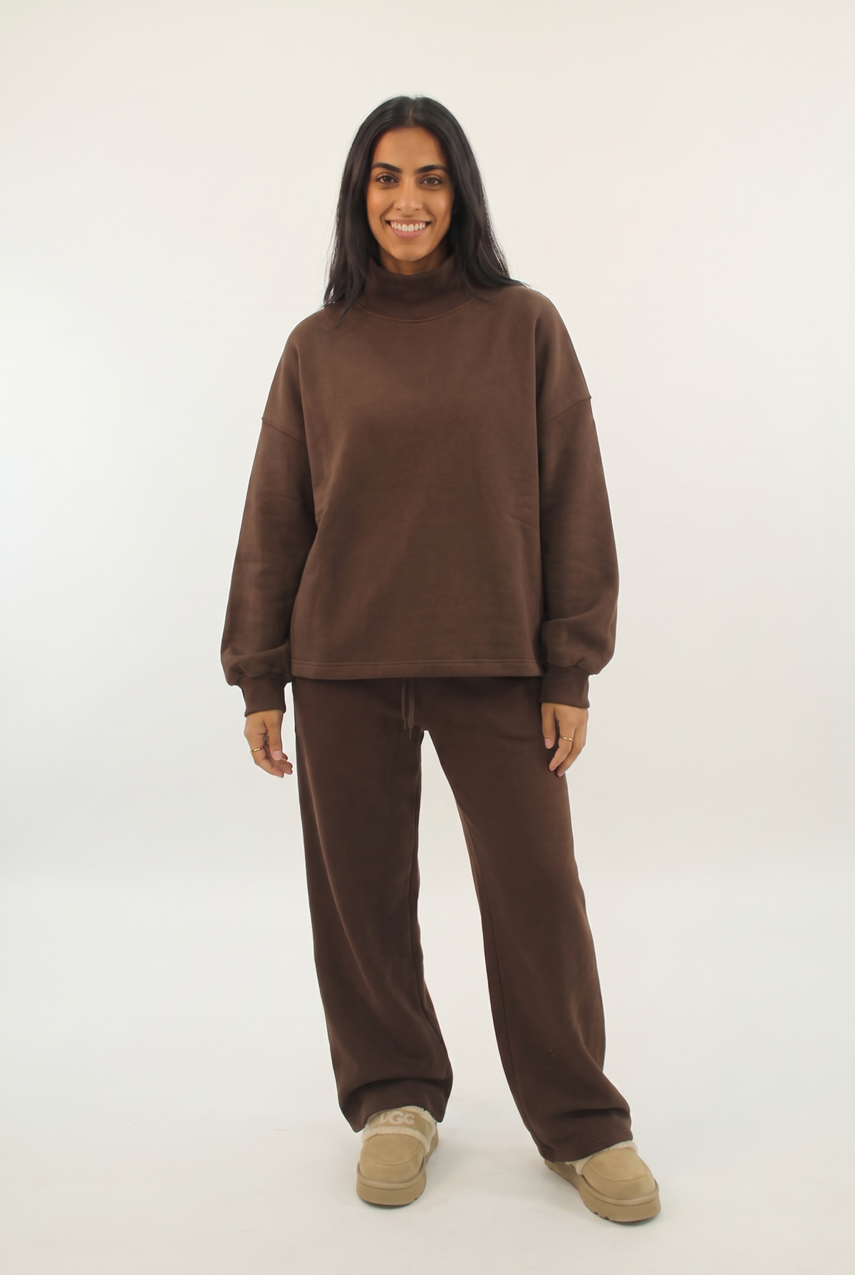NUT Women Oversized Turtleneck Sweater