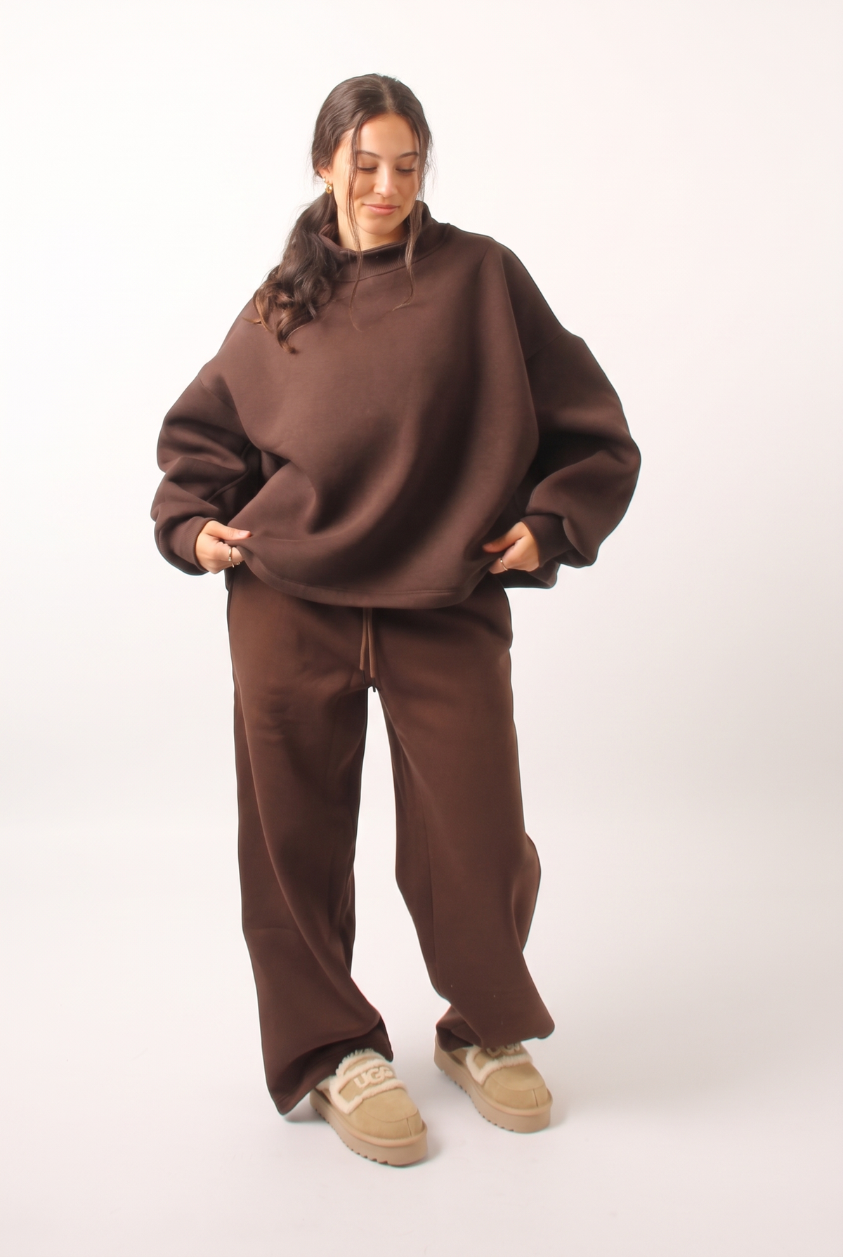 NUT Women Oversized Turtleneck Sweater