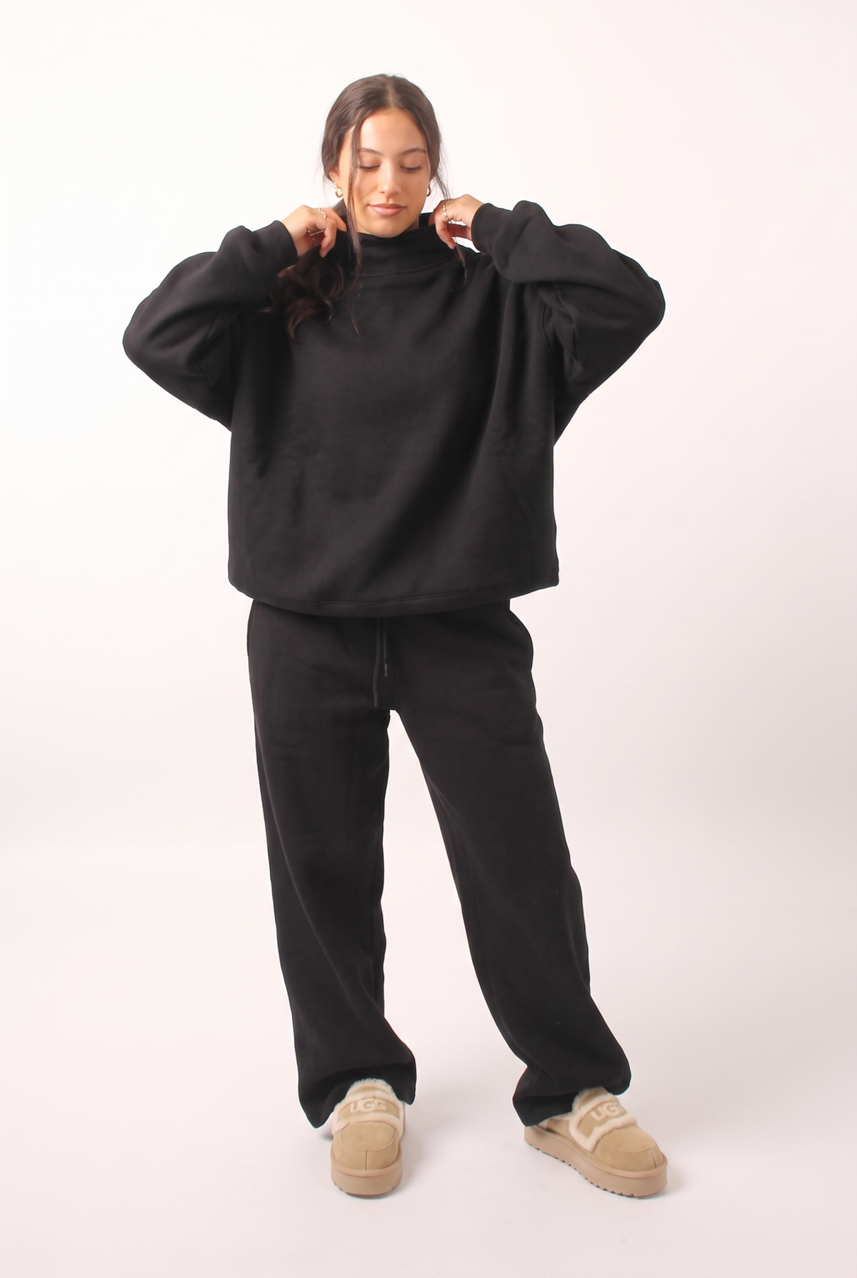 NUT Women Oversized Turtleneck Sweater