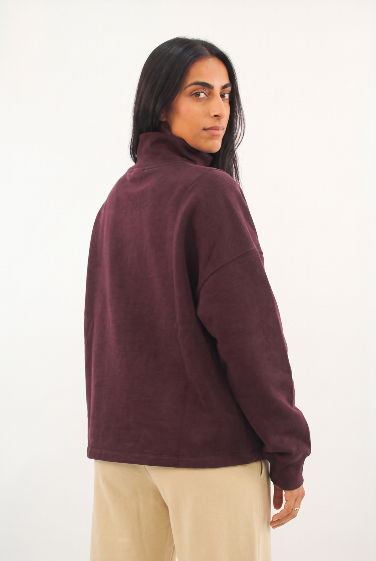 NUT Women Oversized Turtleneck Sweater