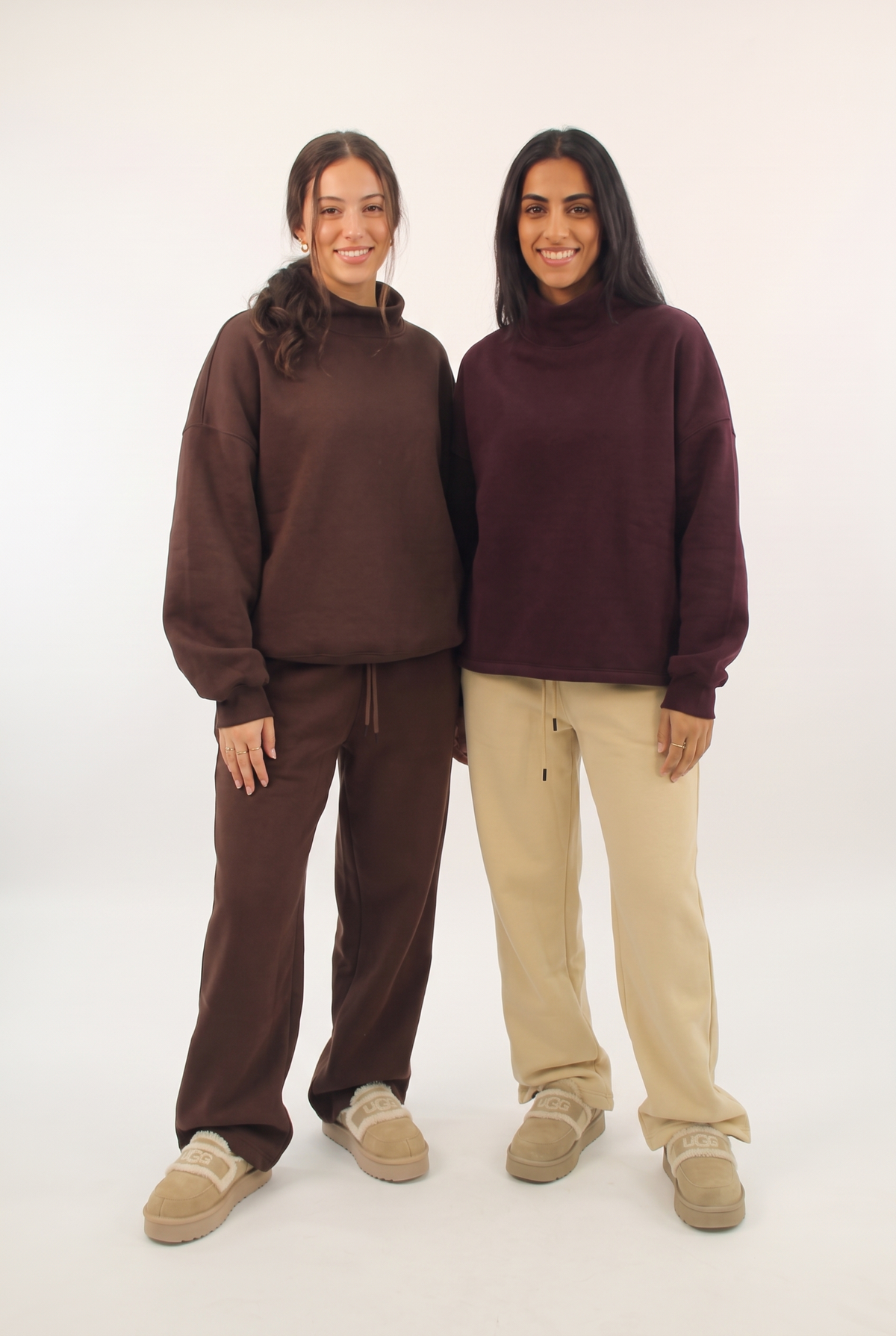 NUT Women Oversized Turtleneck Sweater