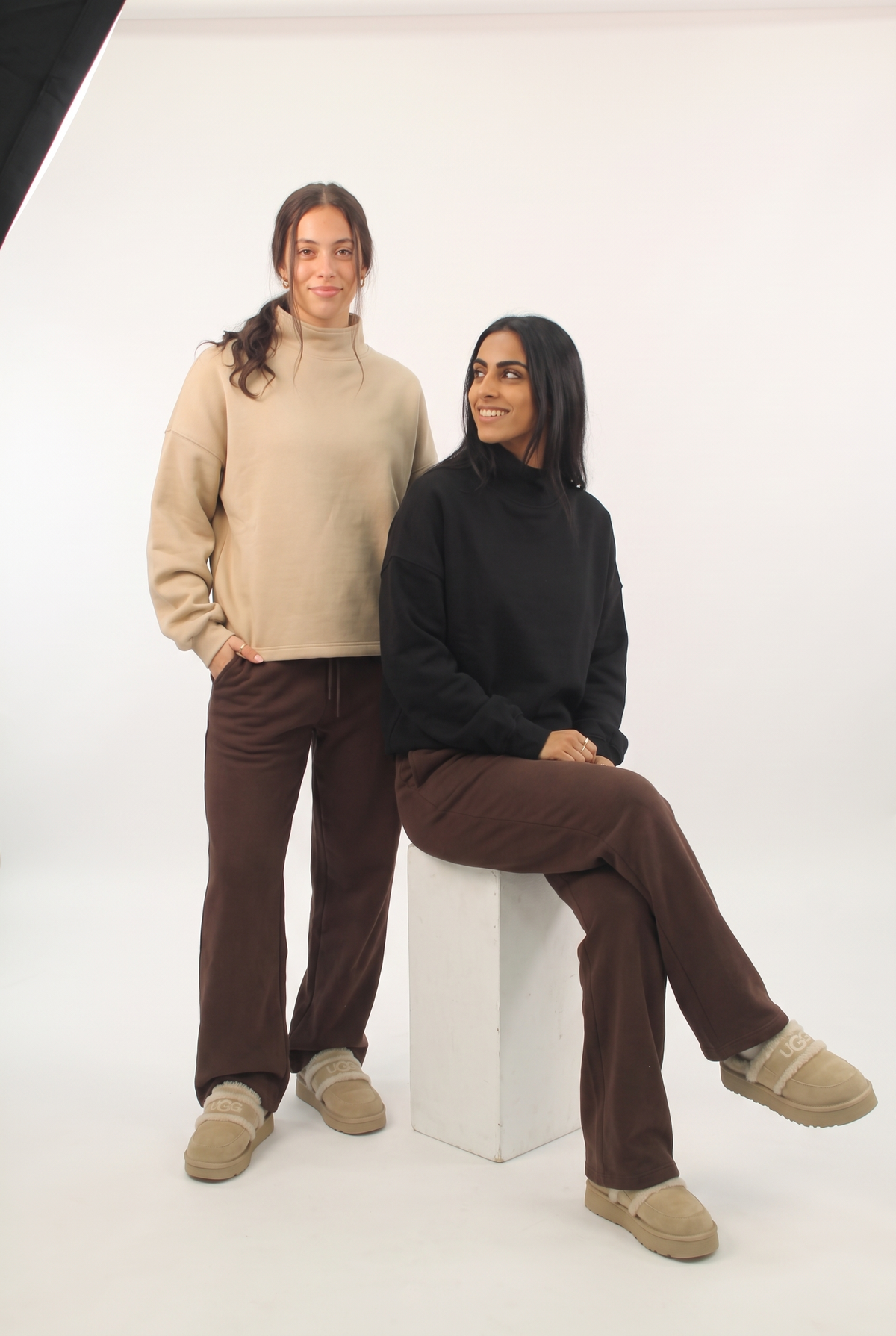 NUT Women Oversized Turtleneck Sweater