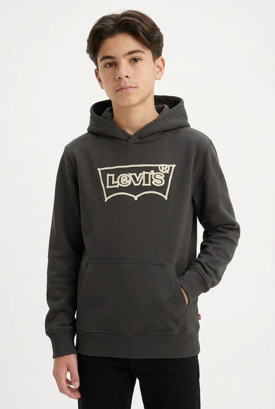 Kids Logo Hoodie – Charcoal Grey