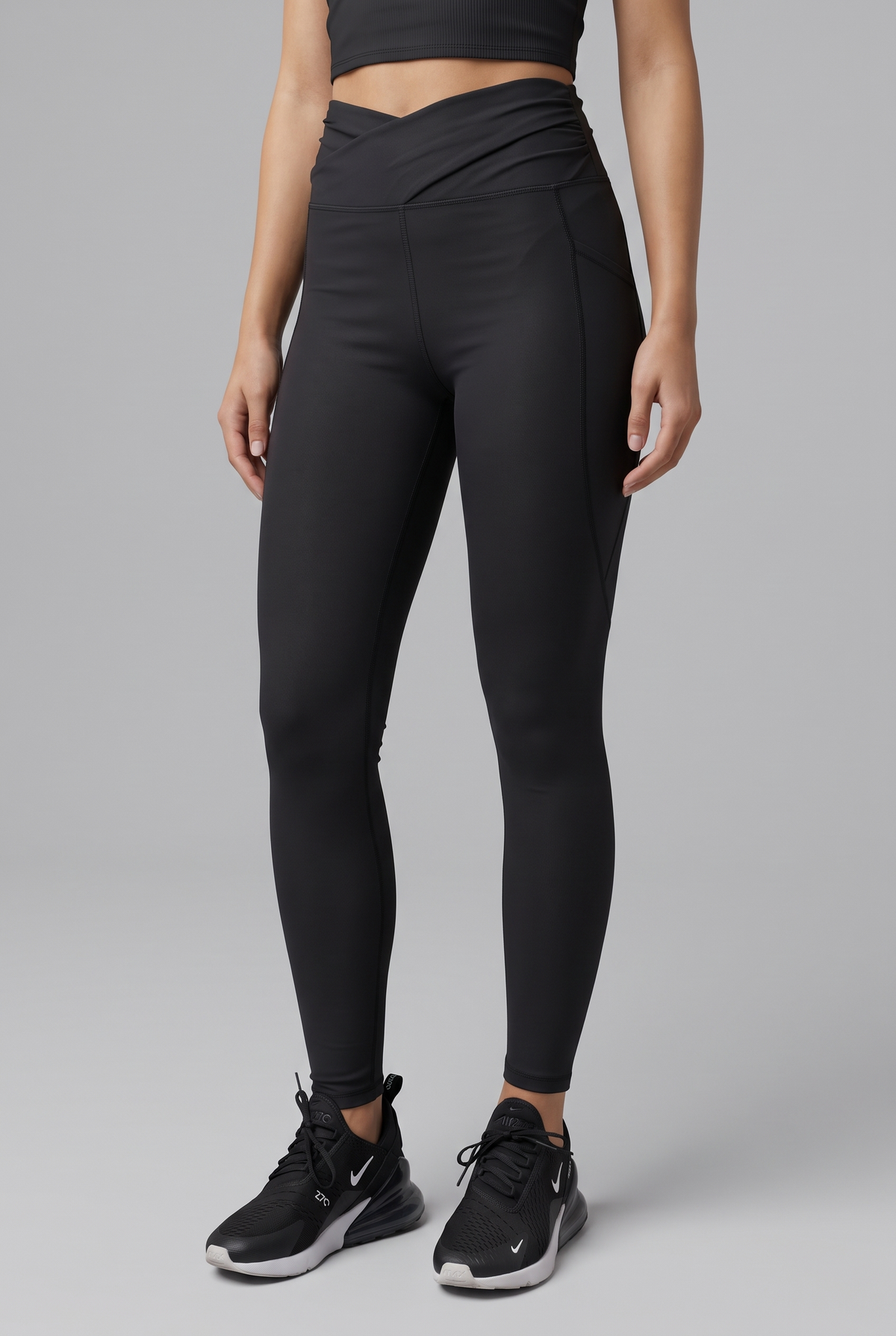 NUT- Cross-Waist Pocket Leggings