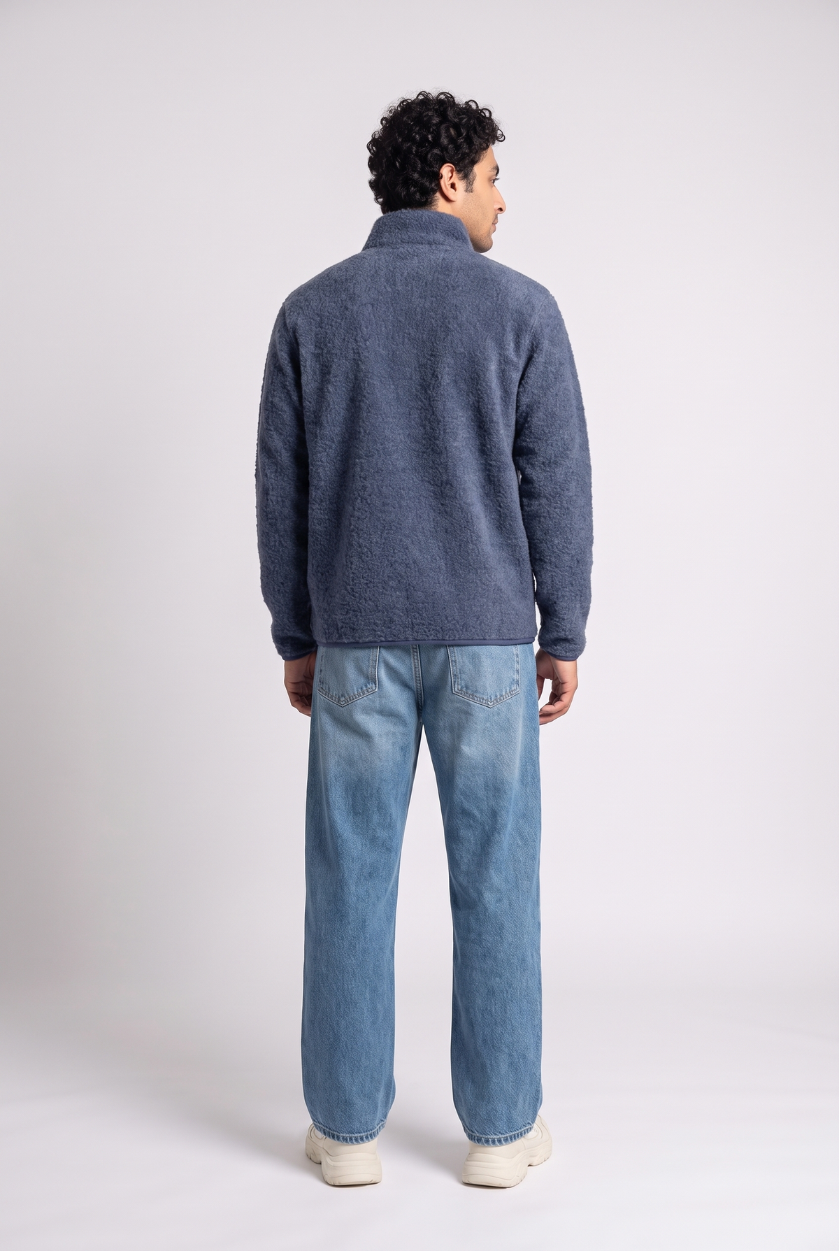 Cozy Curl Half-Zip Sherpa Pullovr