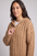 Cable Knit Zip-Up Hoodie Cardigan