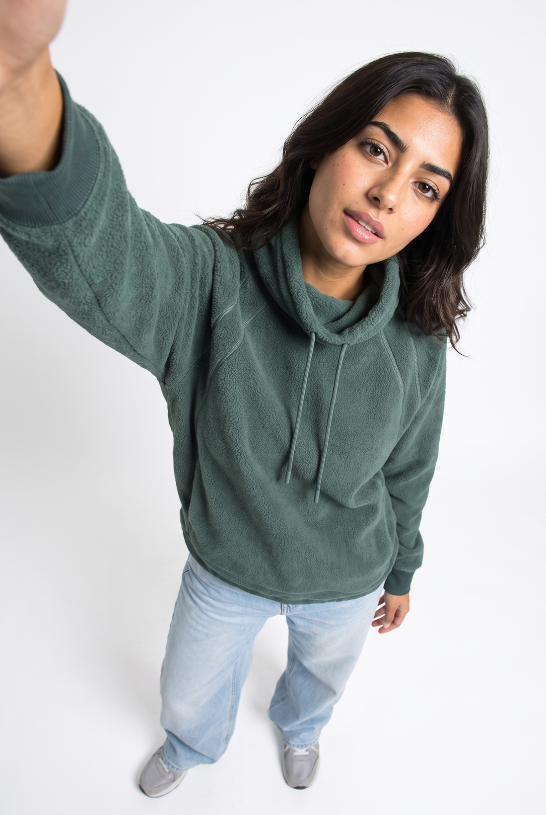 Willow Plush Fleece Pullover - Green