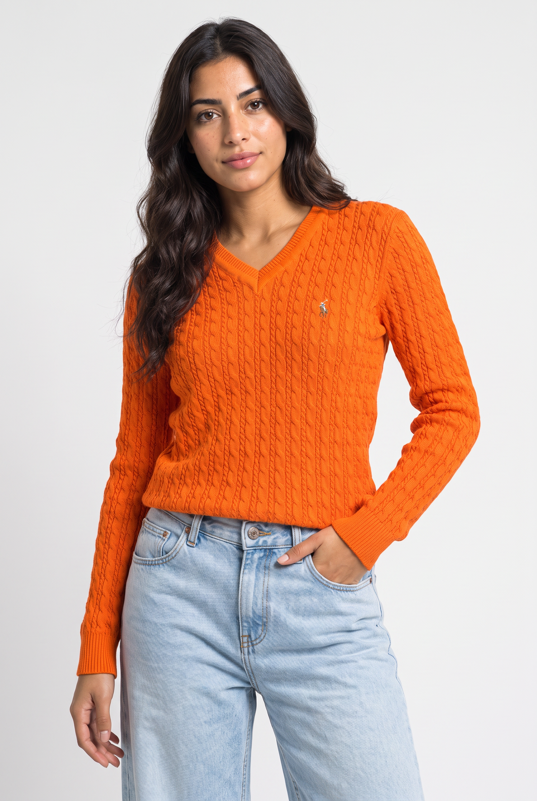 Soft Knit V-Neck Pullover