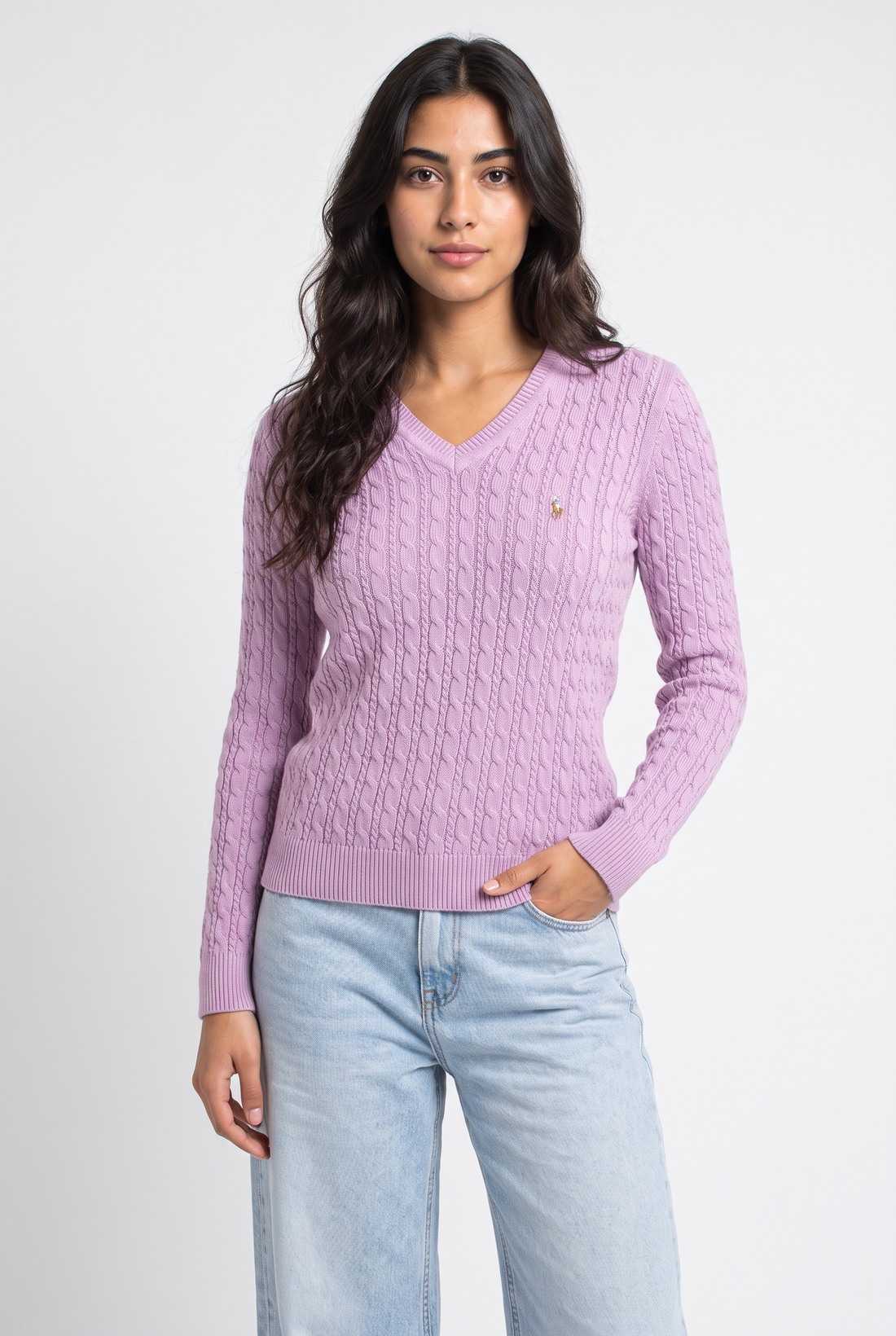 Soft Knit V-Neck Pullover